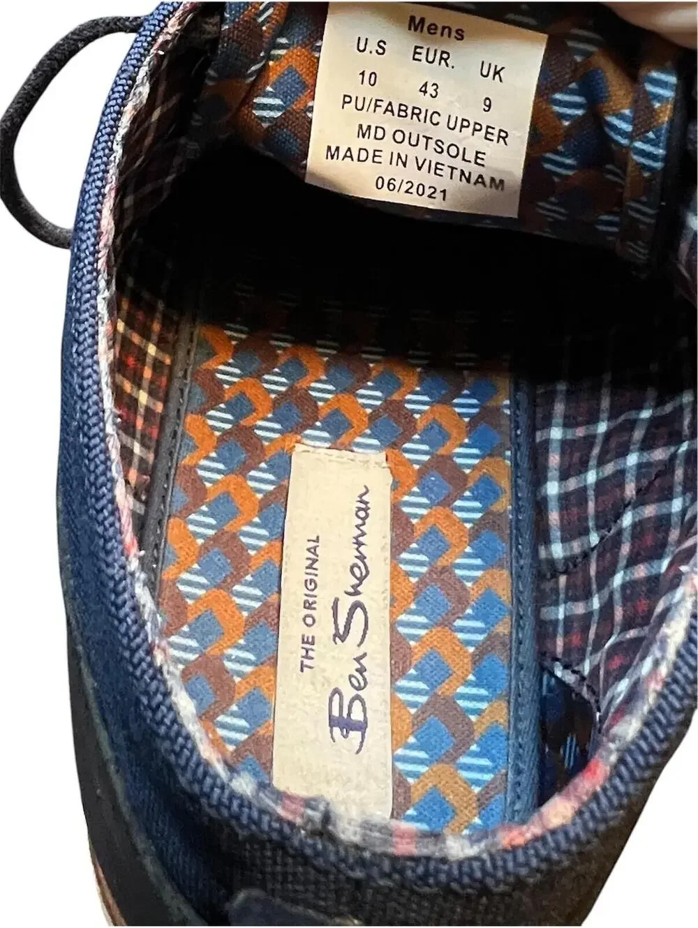 Ben Sherman Navy Mixed Media Chukka Boots Mod Indie Dark Academia Preppy 10